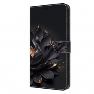 Flip Cover Til Oppo A98 5g Lilla Lotus