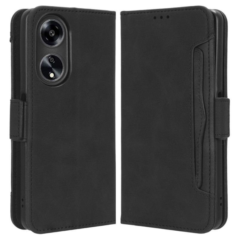 Læder Cover Oppo A98 5g Multikort