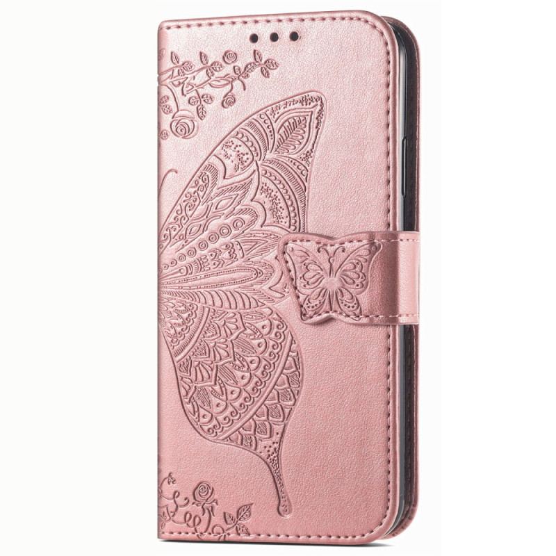 Flip Cover Vivo Y16 Barok Sommerfugl