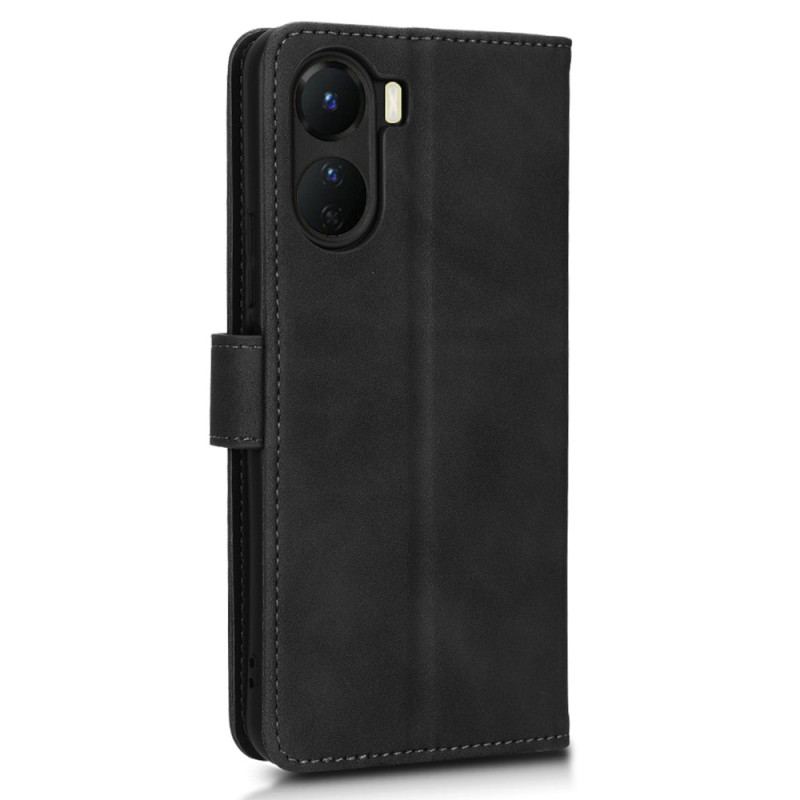 Flip Cover Vivo Y16 Med Snor Strappy Lædereffekt