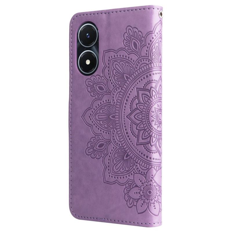 Flip Cover Vivo Y16 Med Snor Strappy Mandala