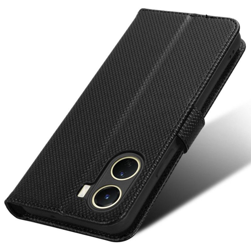 Flip Cover Vivo Y16 Med Snor Strappy Stil