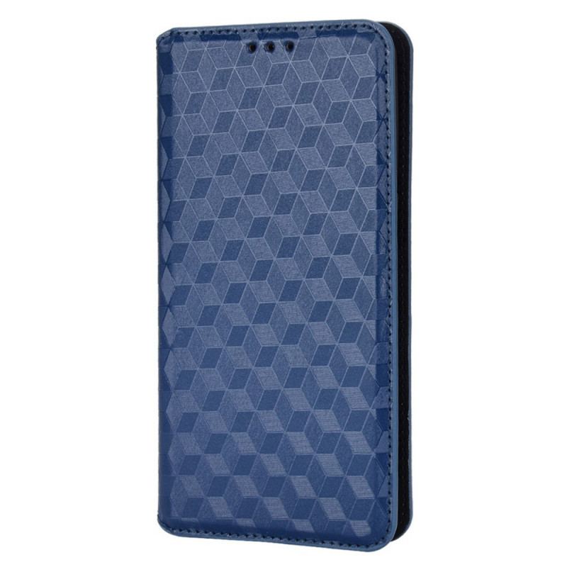 Cover Oppo Find X5 Pro Flip Cover 3d Diamant Læder Effekt