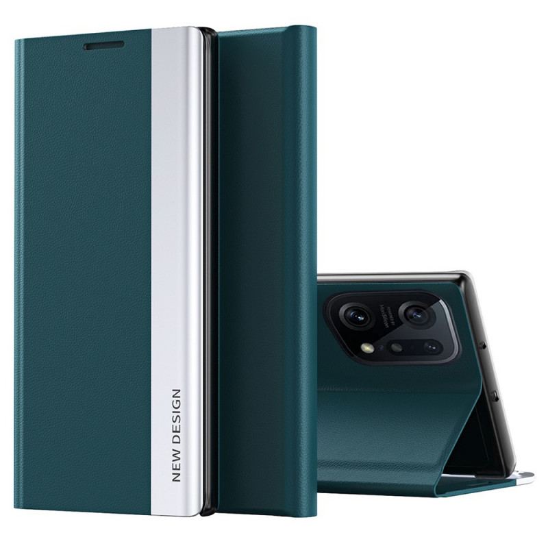 Cover Oppo Find X5 Pro Flip Cover Nyt Design