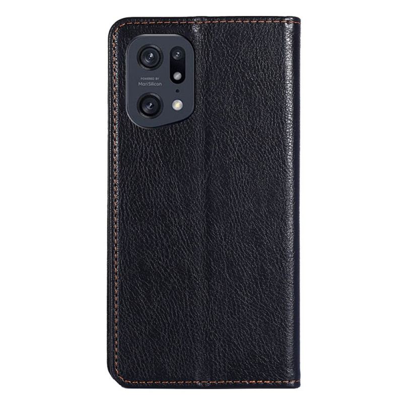 Cover Oppo Find X5 Pro Flip Cover Solid Farve