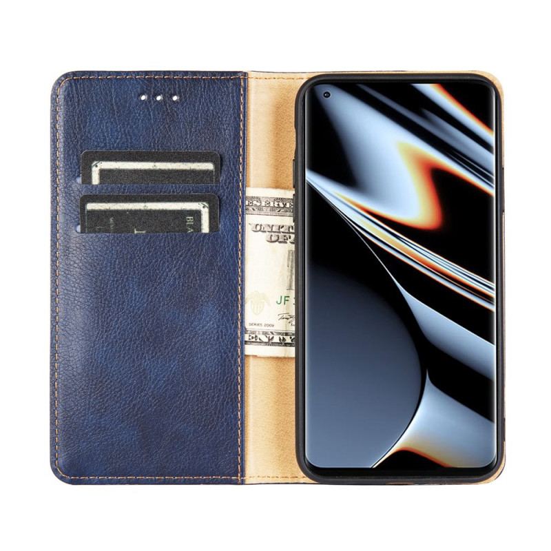 Cover Oppo Find X5 Pro Flip Cover Solid Farve