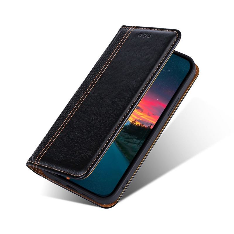 Cover Oppo Find X5 Pro Flip Cover Vintage Lædereffekt