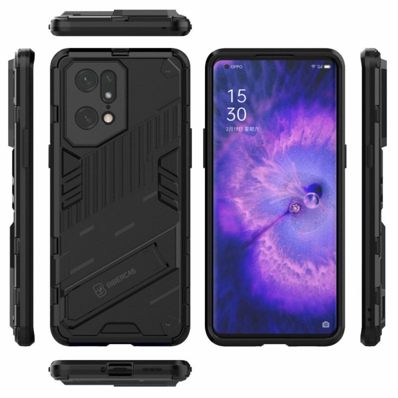 Cover Oppo Find X5 Pro Håndfri To-positions Aftagelig Stander