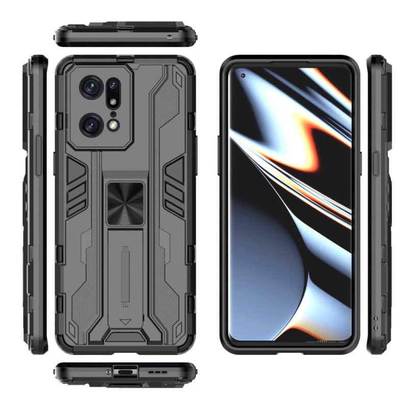 Cover Oppo Find X5 Pro Lodret Og Vandret Aftagelig Støtte