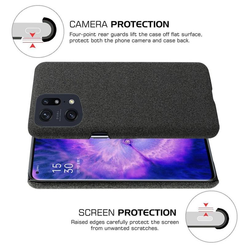 Cover Oppo Find X5 Pro Stof