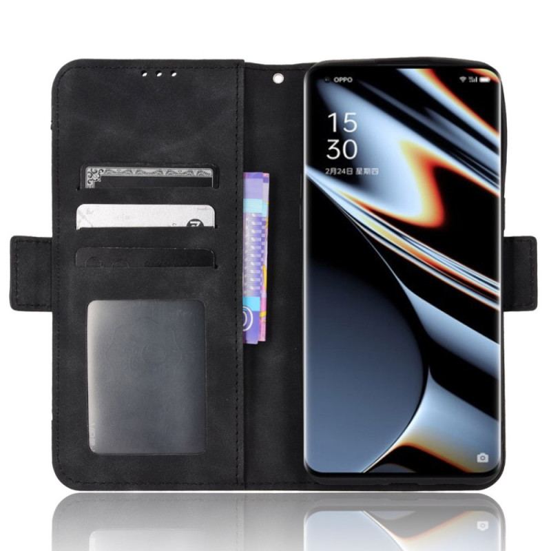 Flip Cover Oppo Find X5 Pro Multi-card Premier Class