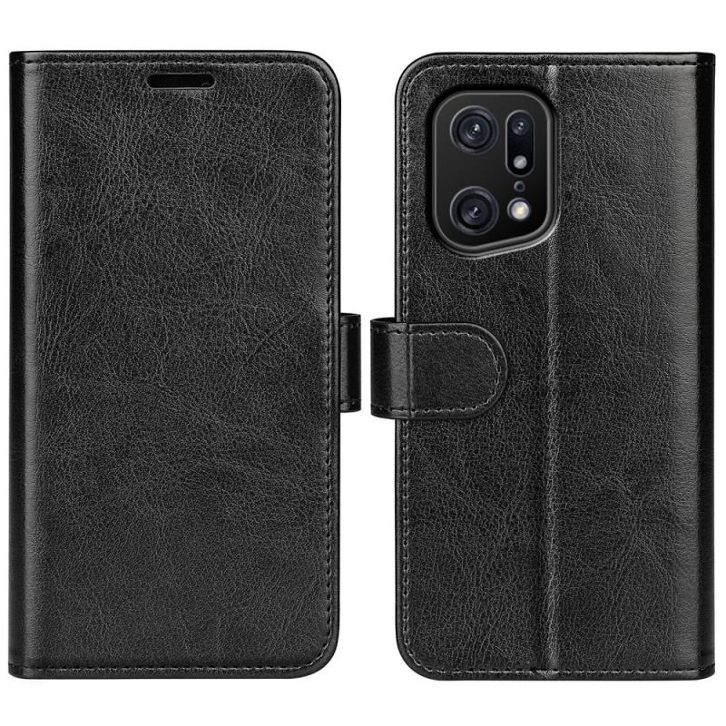 Flip Cover Oppo Find X5 Pro Vintage Kunstlæder