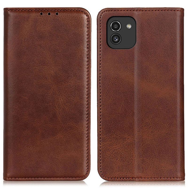 Cover Samsung Galaxy A03 Flip Cover Elegance Split Læder