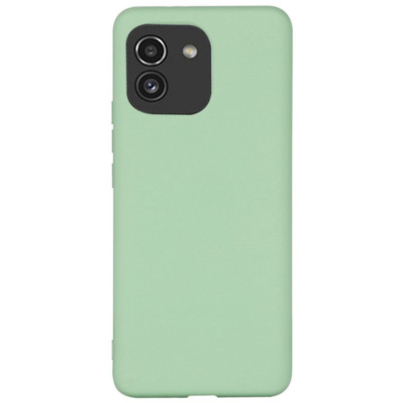 Cover Samsung Galaxy A03 Flydende Silikone Med Snor