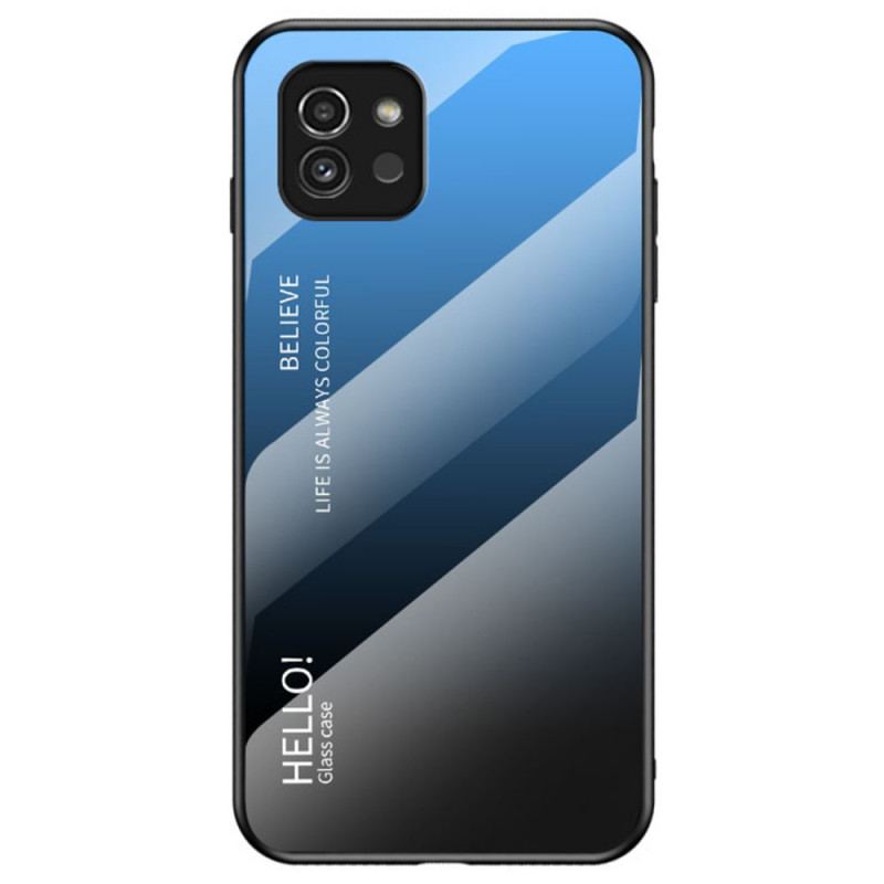 Cover Samsung Galaxy A03 Hærdet Glas Hej