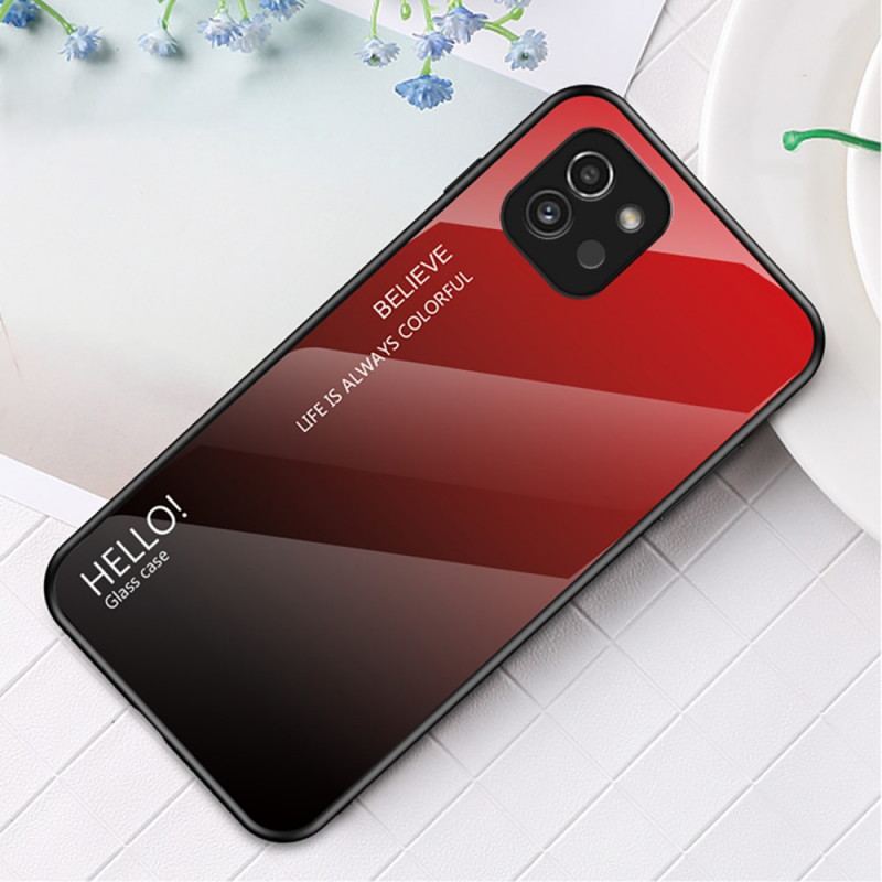 Cover Samsung Galaxy A03 Hærdet Glas Hej