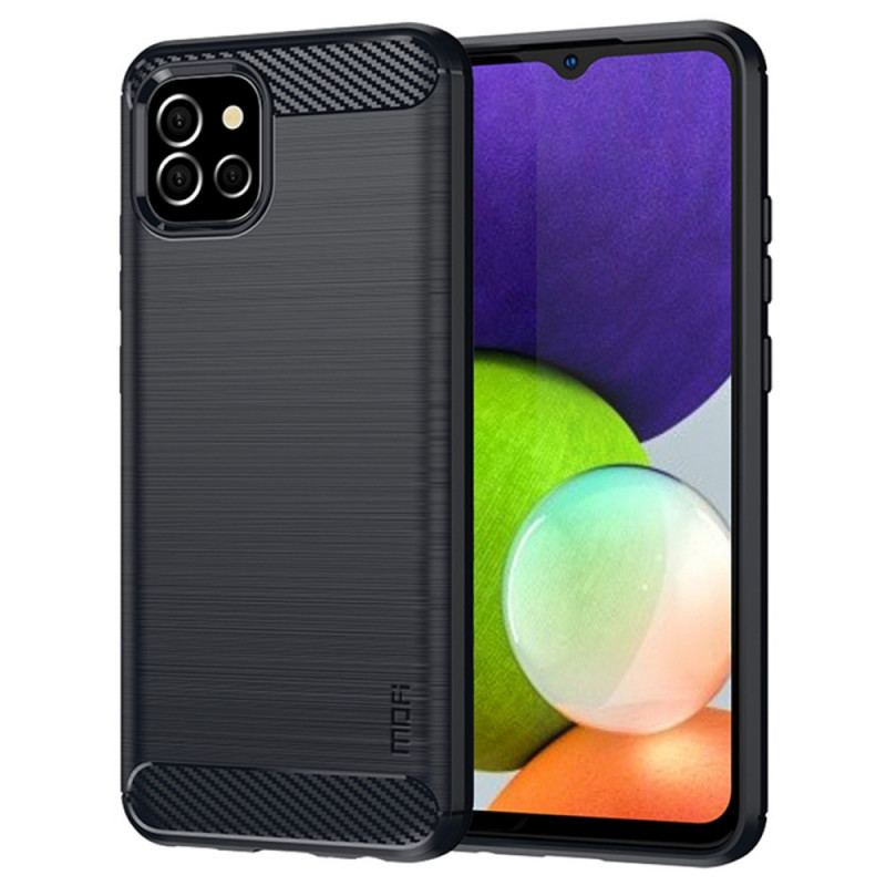 Cover Samsung Galaxy A03 Mofi Børstet Kulfiber