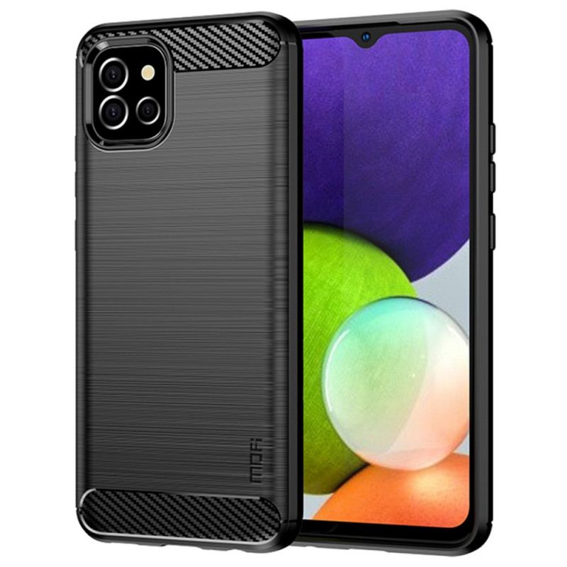 Cover Samsung Galaxy A03 Mofi Børstet Kulfiber