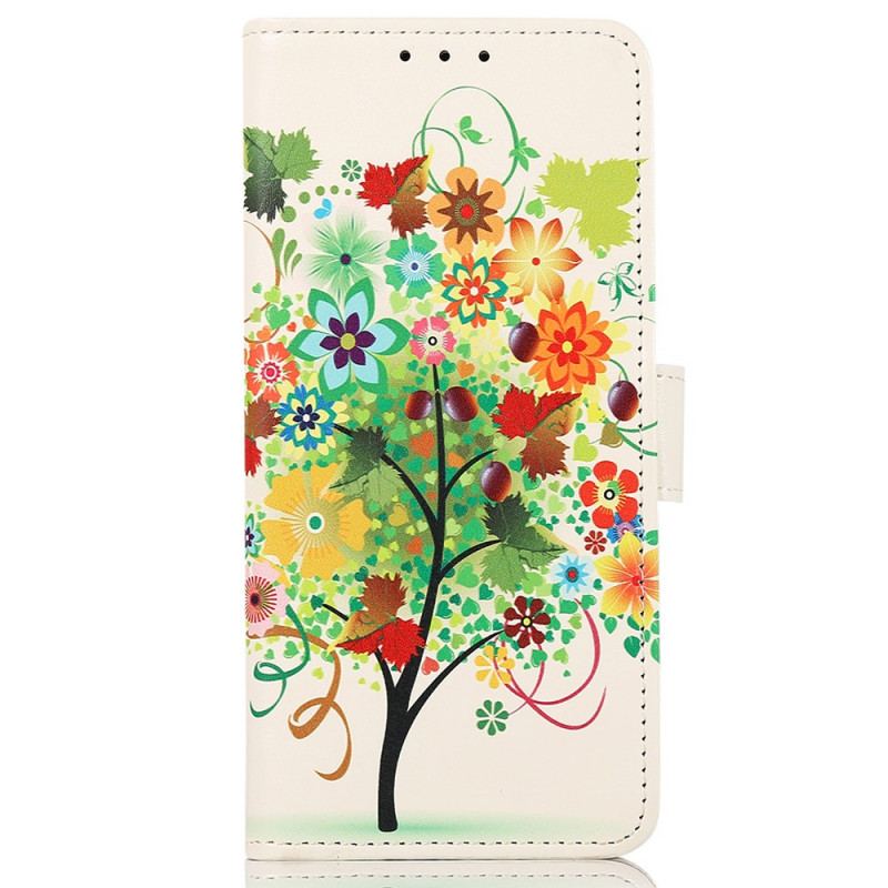 Flip Cover Samsung Galaxy A03 Blomstrende Træ