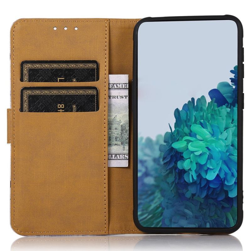 Læder Cover Samsung Galaxy A03 Hård Tiger