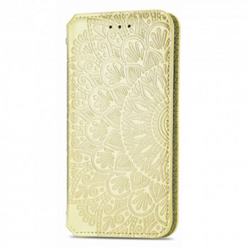 Cover Motorola Edge 20 Lite Flip Cover Mandala