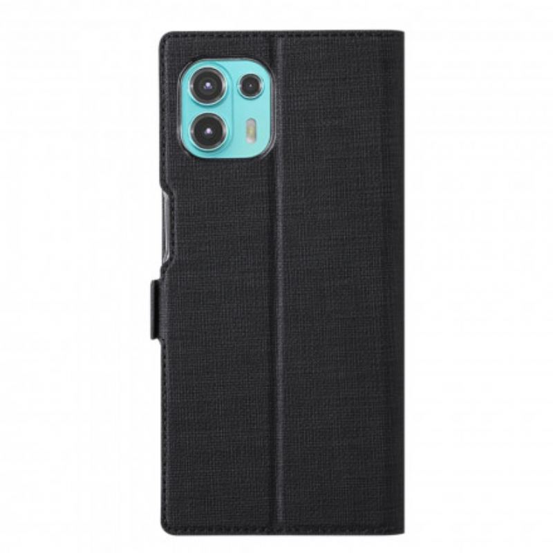 Cover Motorola Edge 20 Lite Flip Cover Tekstureret Vili