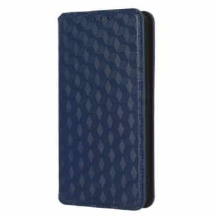 Cover Oppo Reno 8 Flip Cover 3d Cube Lædereffekt