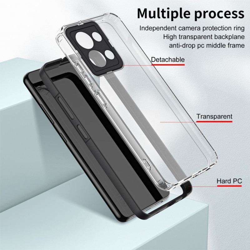 Cover Oppo Reno 8 Gennemsigtig Hybrid