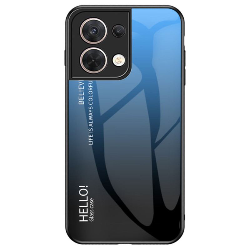 Cover Oppo Reno 8 Hærdet Glas Hej