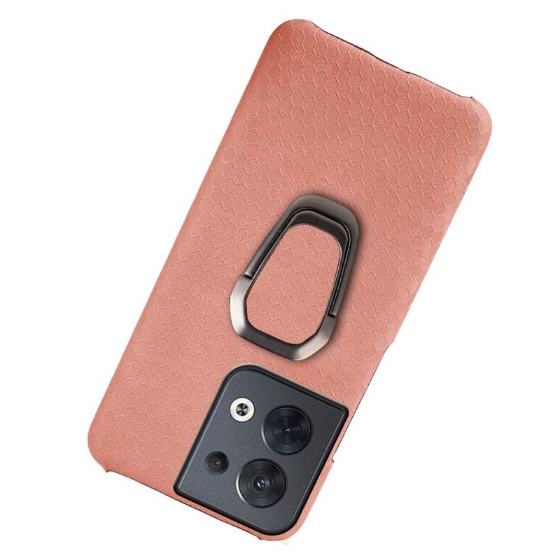 Cover Oppo Reno 8 Honeycomb Med Ring-støtte