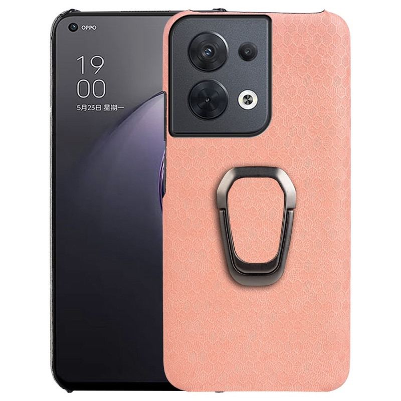 Cover Oppo Reno 8 Honeycomb Med Ring-støtte