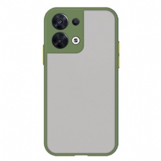 Cover Oppo Reno 8 Hybrid Farvede Kanter