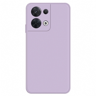 Cover Oppo Reno 8 Silikone Mikrofiber Interiør