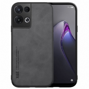 Cover Oppo Reno 8 X&e Lædereffekt