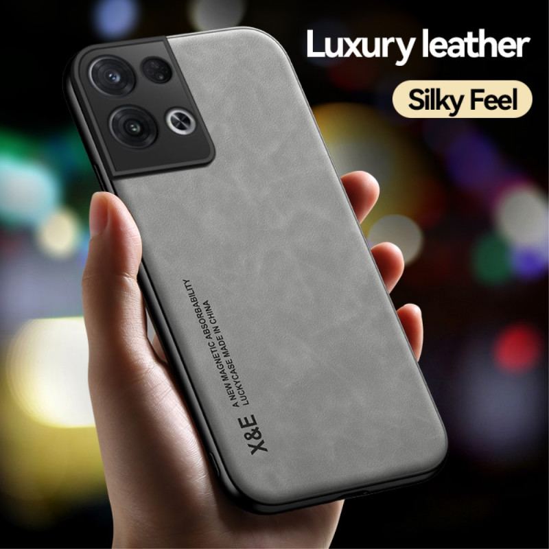 Cover Oppo Reno 8 X&e Lædereffekt