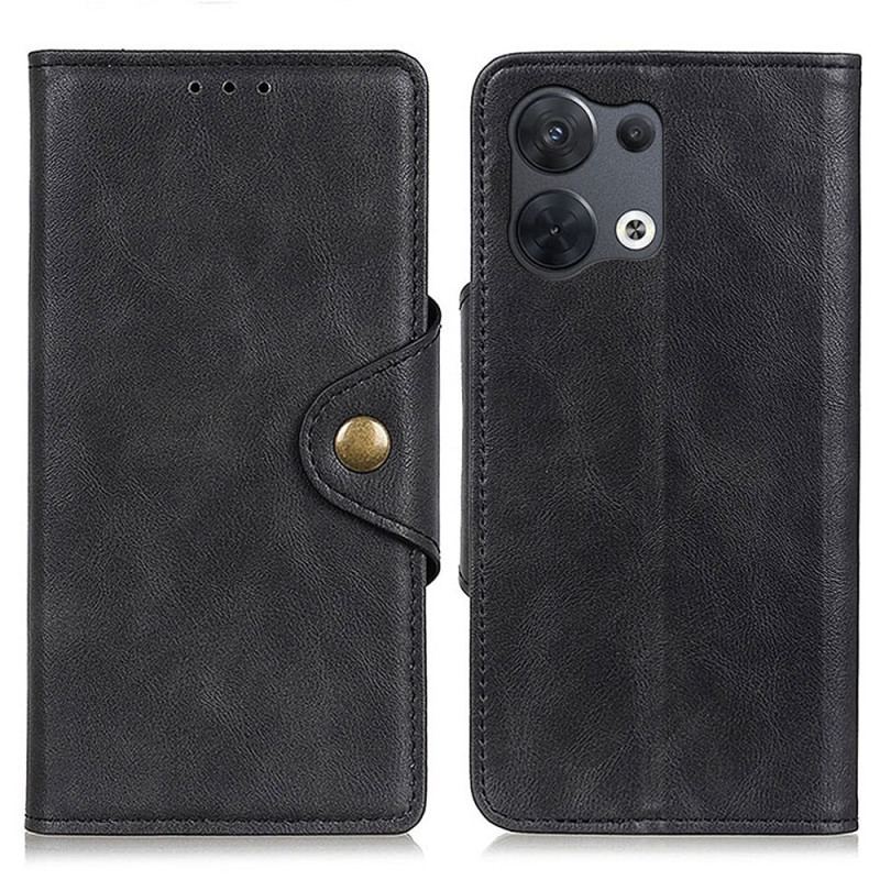 Flip Cover Oppo Reno 8 Magnetisk Knap