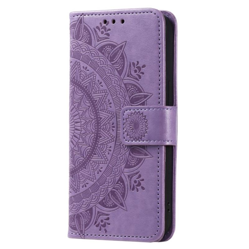 Flip Cover Oppo Reno 8 Med Snor Strappy Sun Mandala