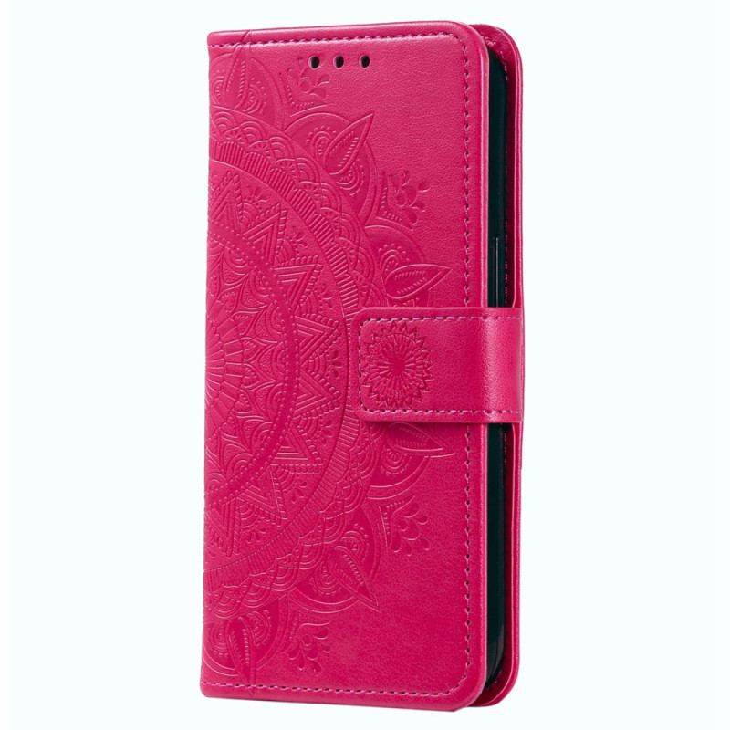 Flip Cover Oppo Reno 8 Med Snor Strappy Sun Mandala