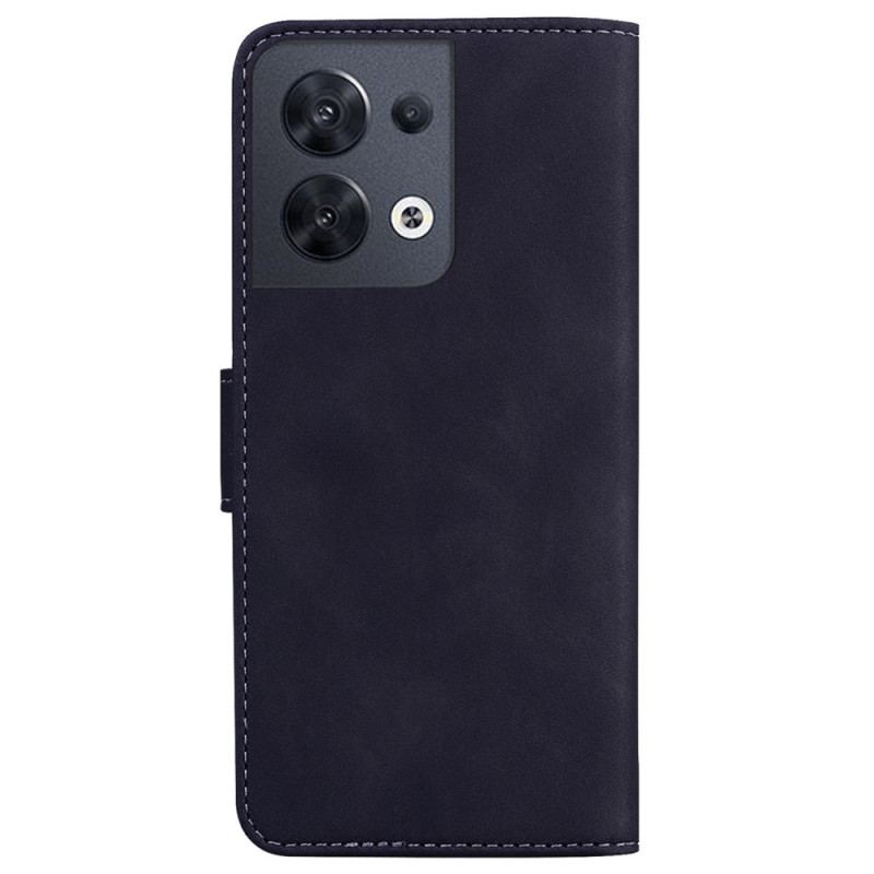 Flip Cover Oppo Reno 8 Sommerfugl