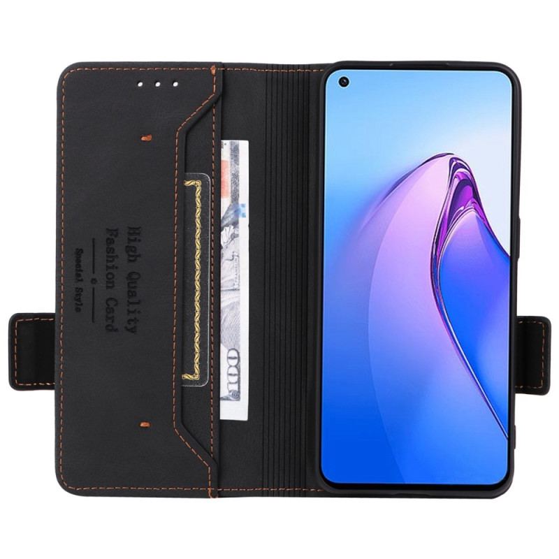 Flip Cover Oppo Reno 8 Subtil Elegance