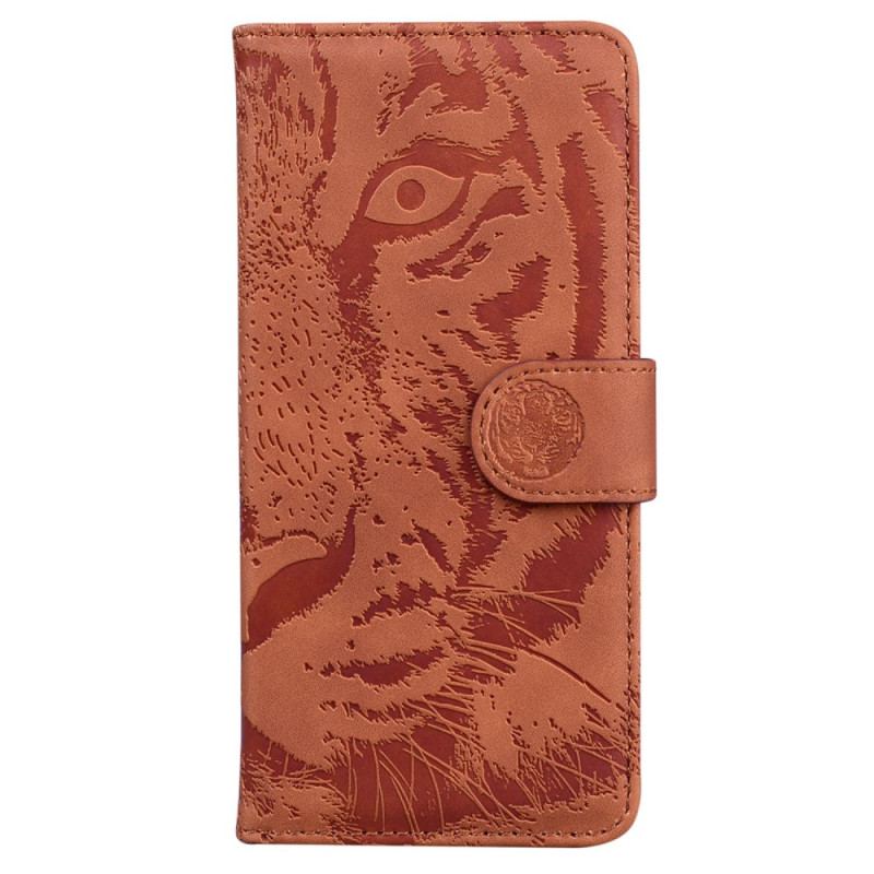 Flip Cover Oppo Reno 8 Tiger Fodaftryk