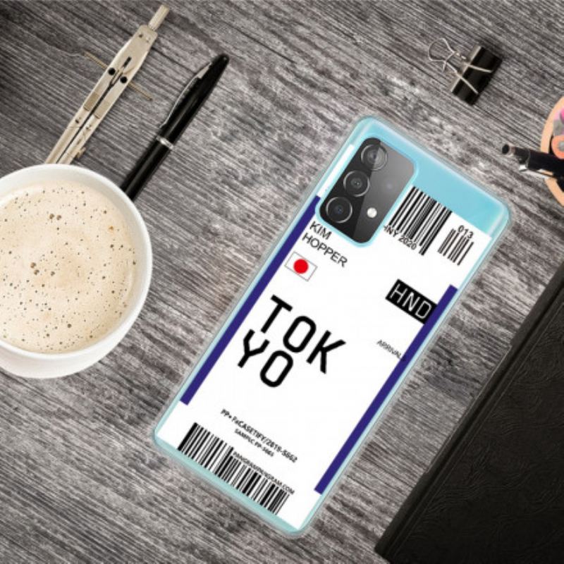 Cover Samsung Galaxy A32 Boardingkort Til Tokyo