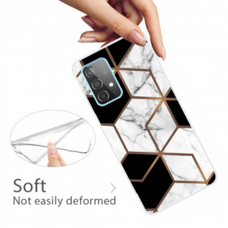 Cover Samsung Galaxy A32 Decline Geometrisk Marmor