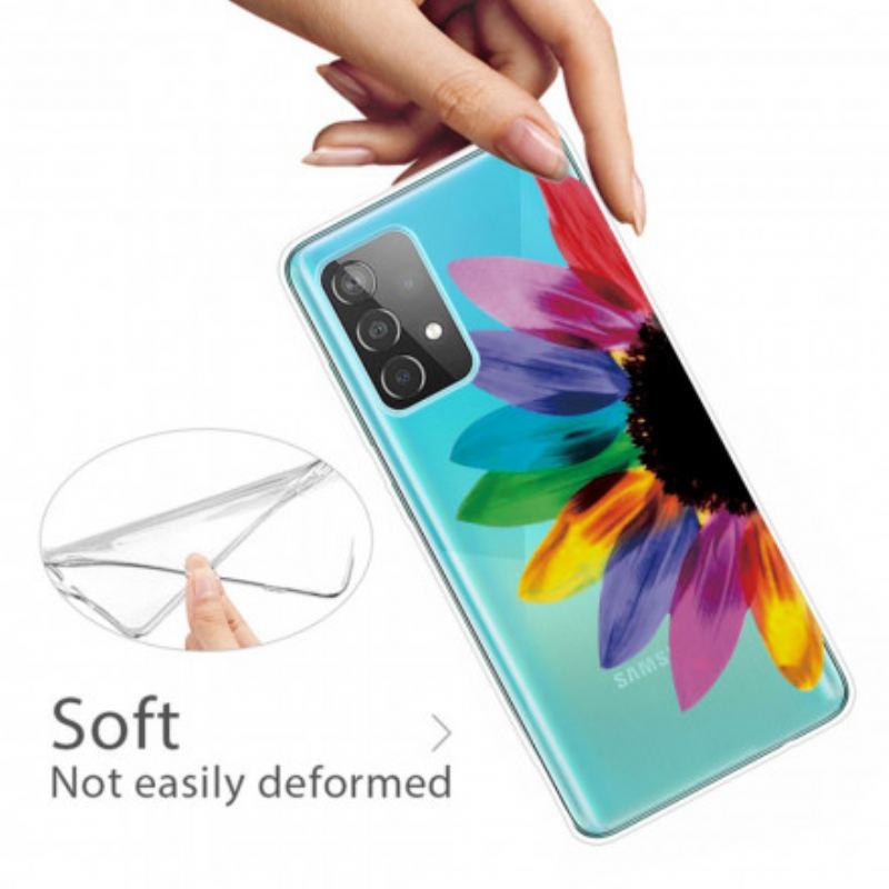 Cover Samsung Galaxy A32 Farverig Blomst