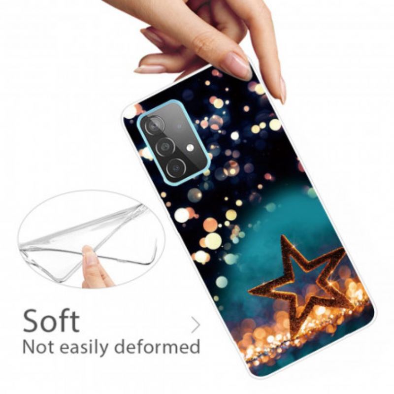 Cover Samsung Galaxy A32 Fleksibel Stjerne