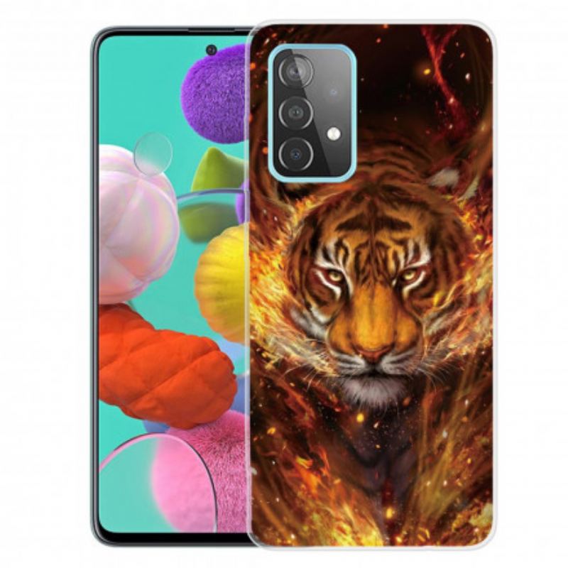 Cover Samsung Galaxy A32 Fleksibel Tiger
