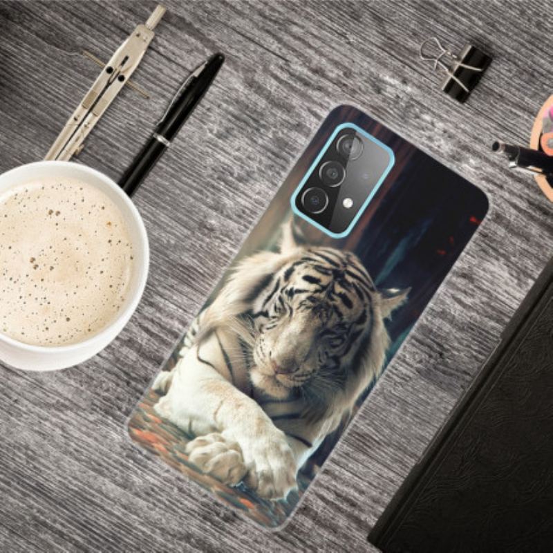 Cover Samsung Galaxy A32 Fleksibel Tiger