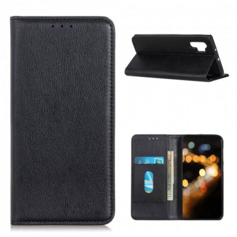 Cover Samsung Galaxy A32 Flip Cover Elegance Split Litchi Læder