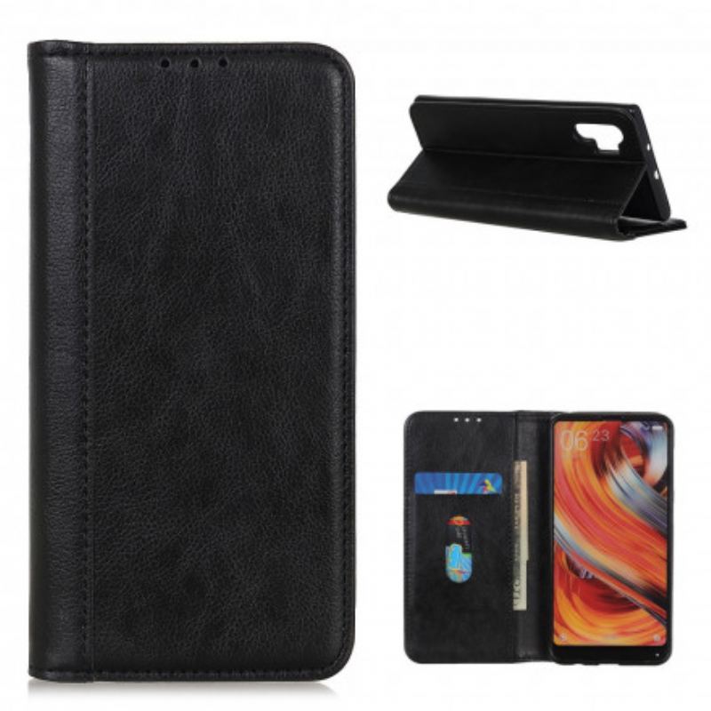 Cover Samsung Galaxy A32 Flip Cover Litchi Business Split Læder