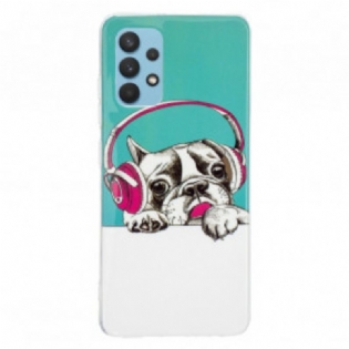 Cover Samsung Galaxy A32 Fluorescerende Hund